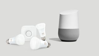 setting up philips hue with google home