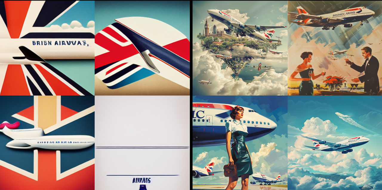 AI-generated ads for famous brands
