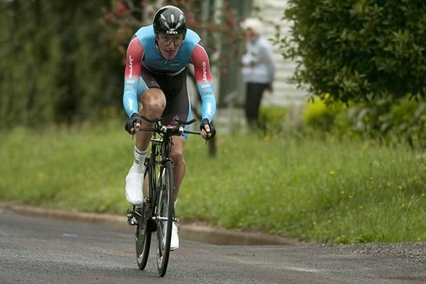 Riding towards gold: Western Australian Luke Durbridge (Jayco/AIS) averaged 48.7 km/h to win the national mens under 23 time trial championship.