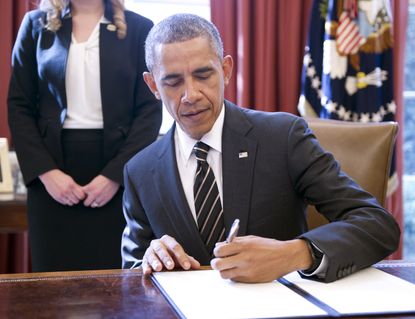 President Obama signs an executive order