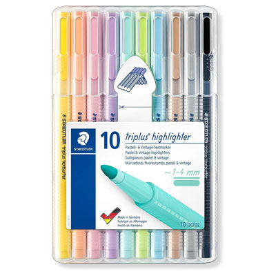 STAEDTLER highlighter pens pack of 10