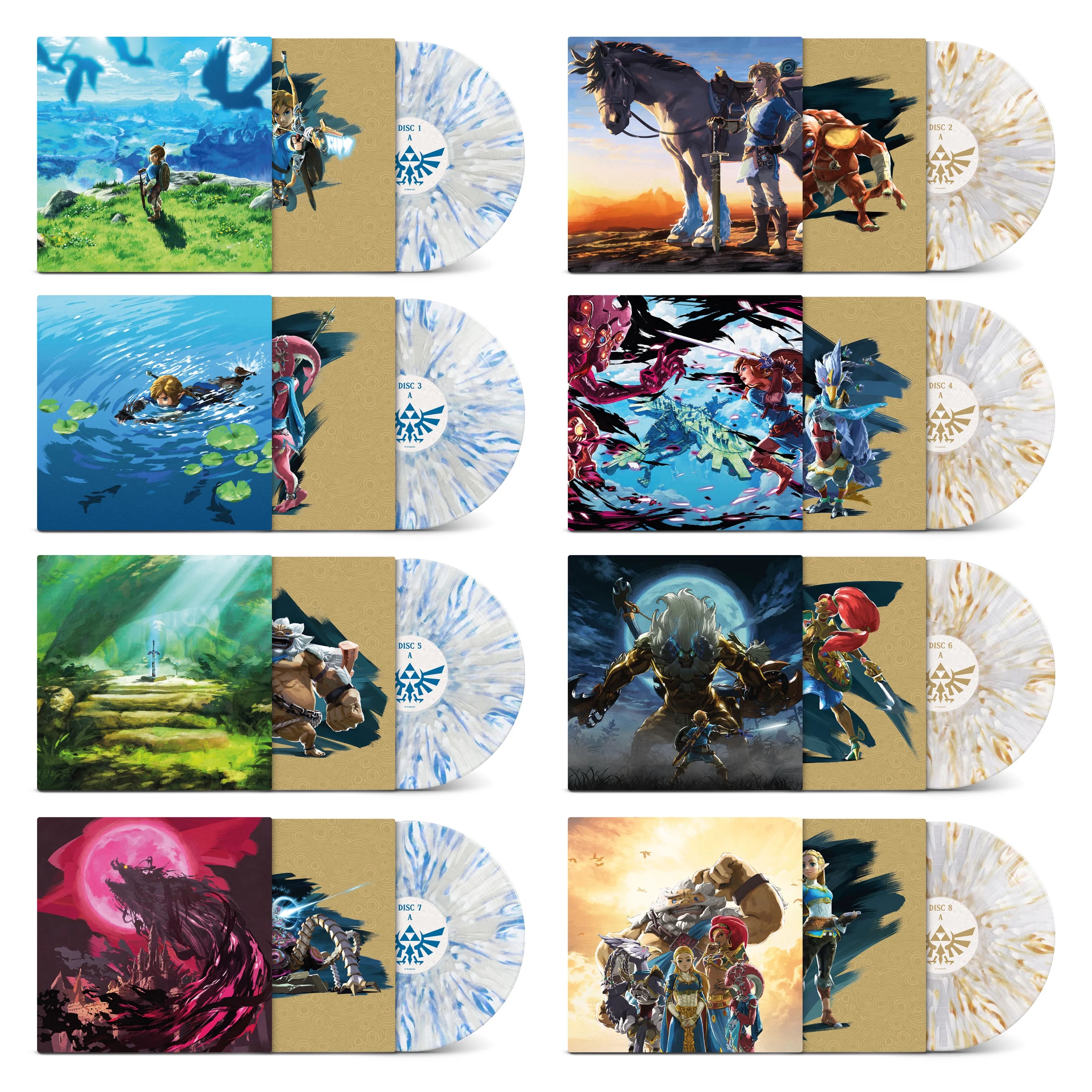 Breath of the Wild Vinyl from different angles