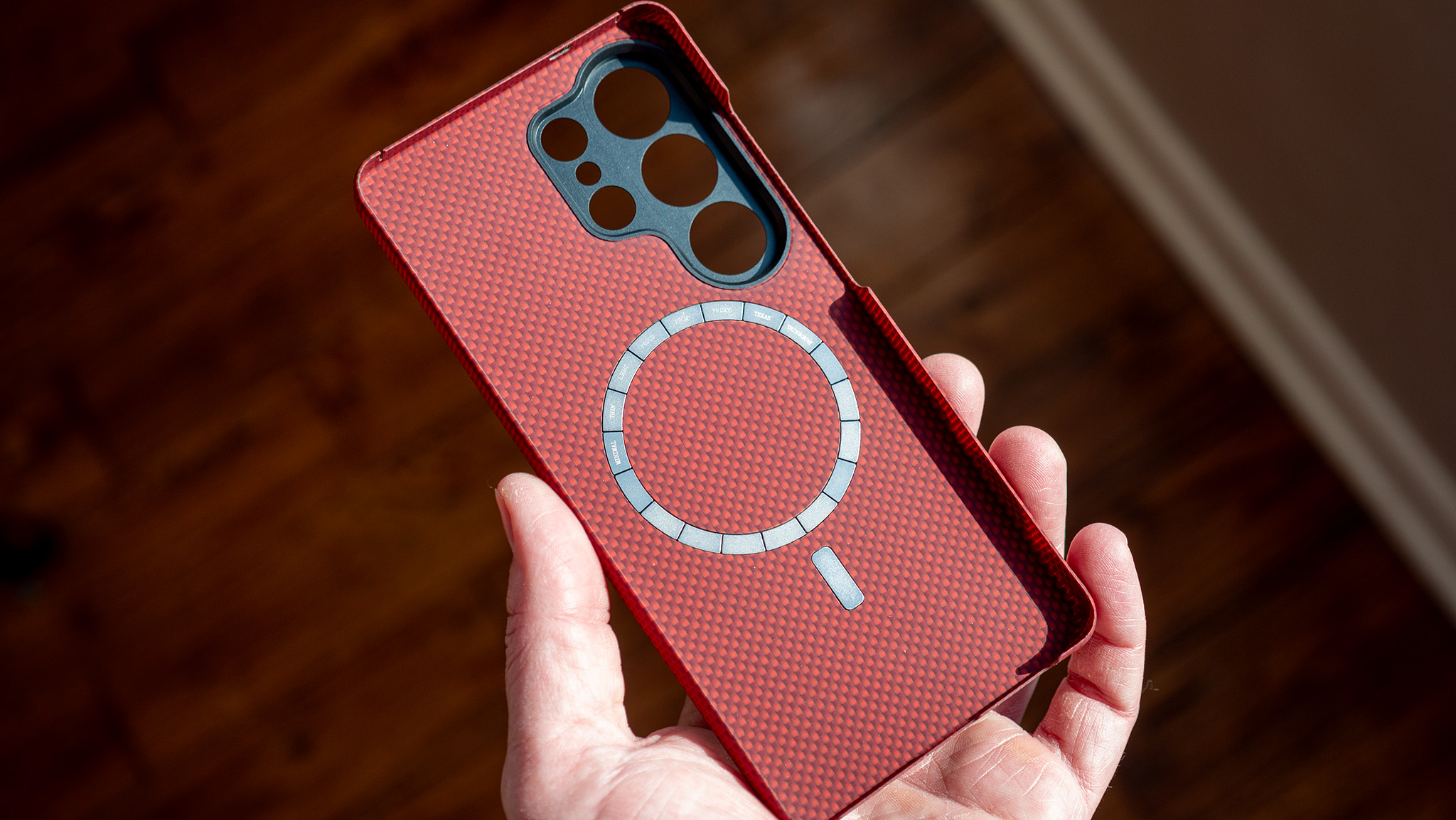 The MagSafe ring inside Samsung Galaxy S26 cases from Thinborne