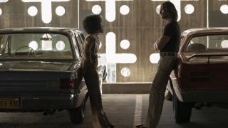 Rachel Hilson and Josh Holloway in Duster