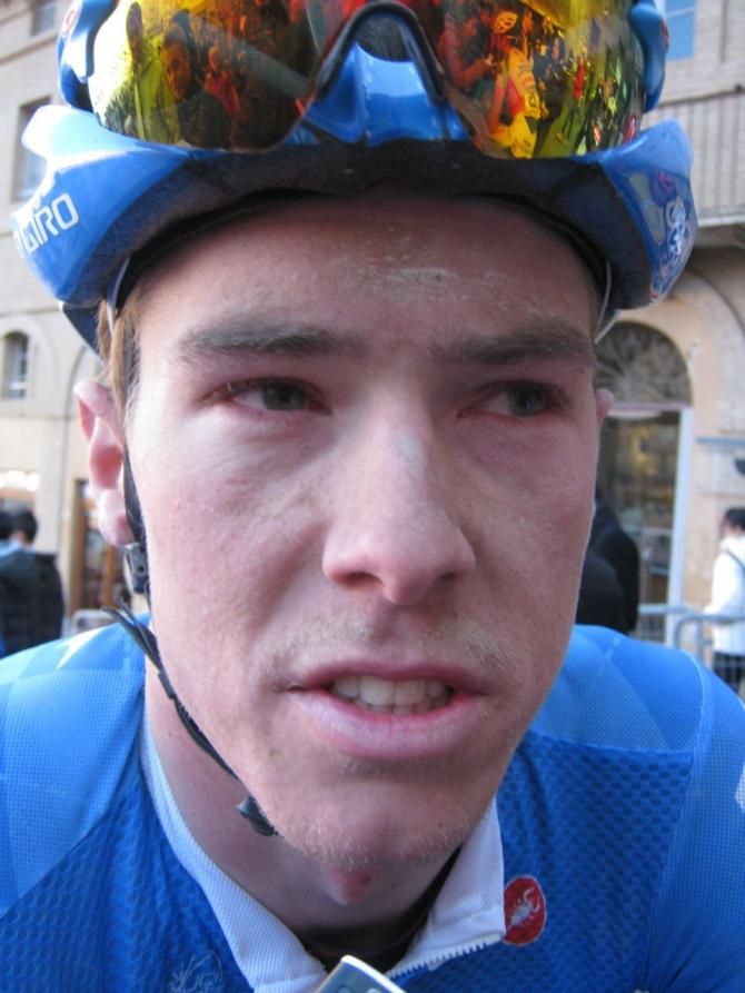 Rohan Dennis (Garmin-Sharp) enjoyed his time on the strade bianche