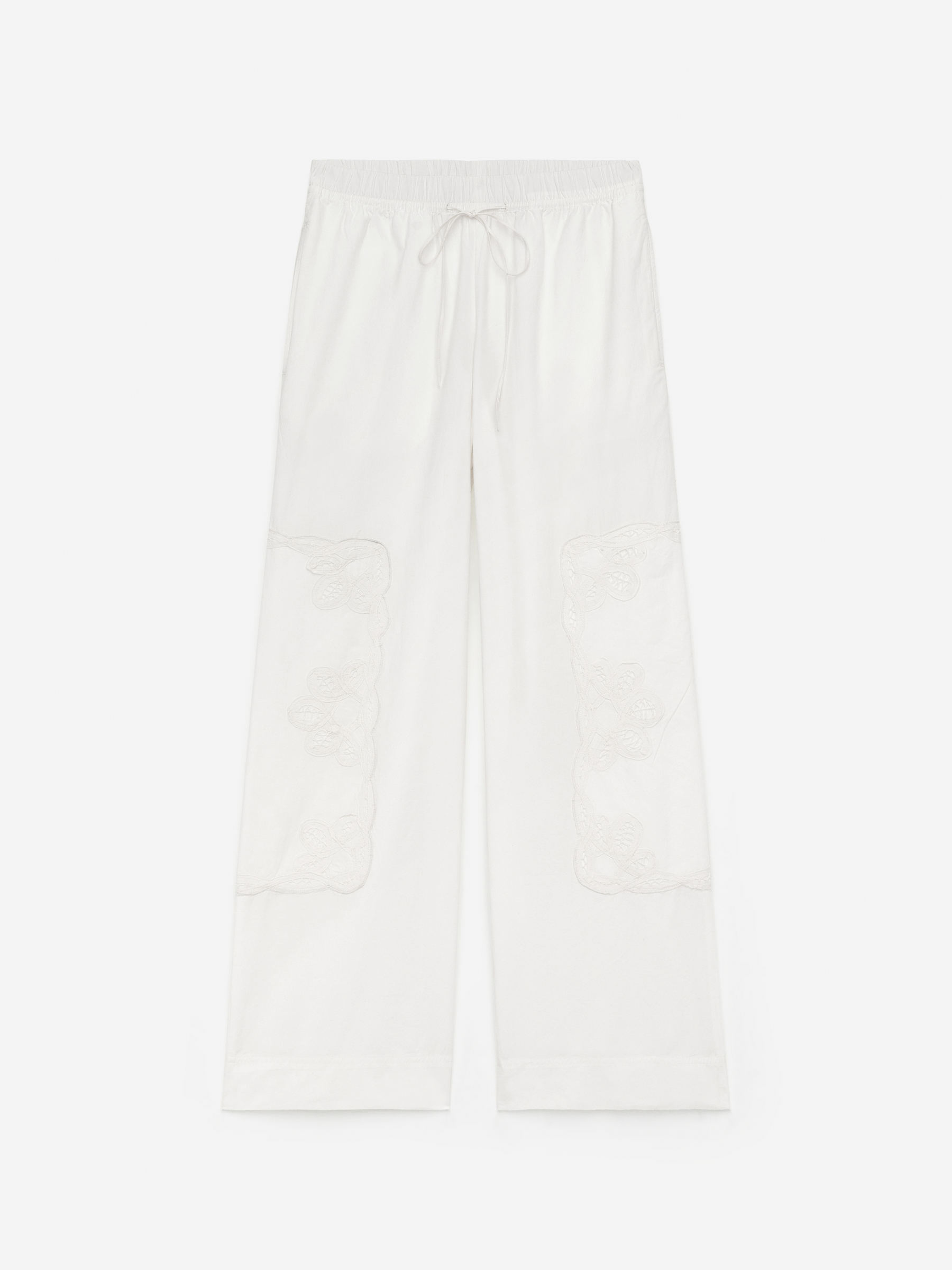 Embroidered Trousers – White – Women – Arket Gb