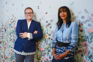 TV tonight Host Alan Carr with judge Michelle Ogundehin