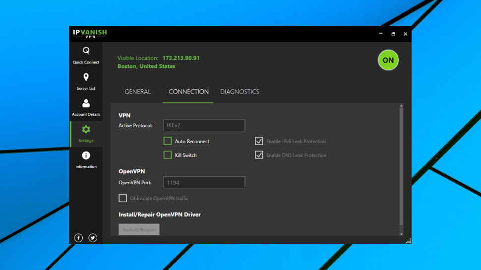 Impostazioni Windows