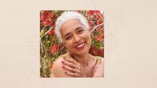 An image of a woman with polished red nails to illustrate whether are gel manicures bad for your nails