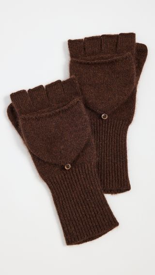 Cashmere Pop Top Gloves