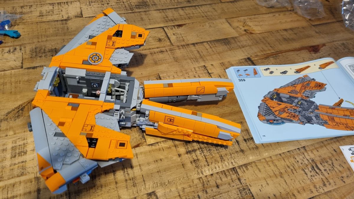Lego Marvel The Guardians&rsquo; Ship (76193)_build in progress 3_Andy Hartup