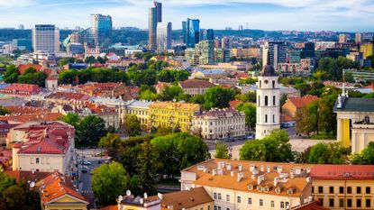 The Vilnius skyline