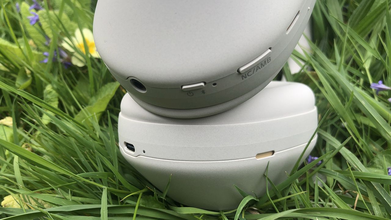 Sony WH-1000XM5 sat on grass