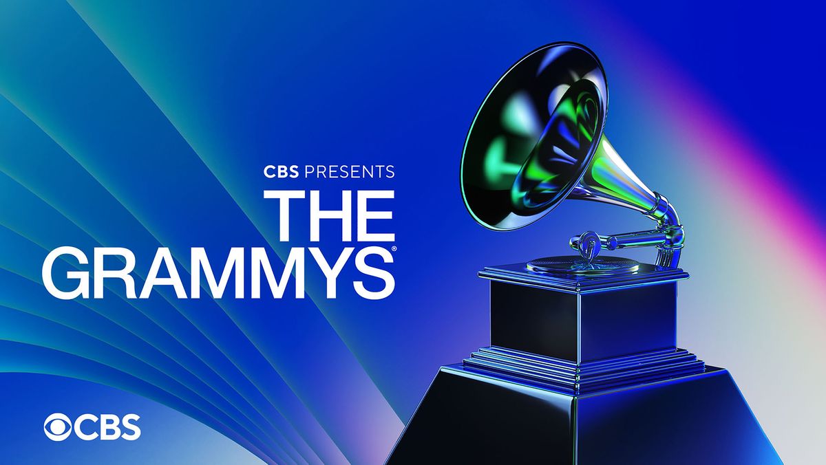 Key art for CBS&#039;s presentation of the Grammy Awards