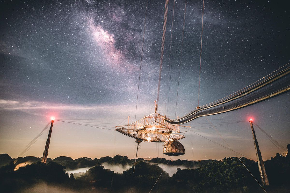 Arecibo radio telescope, an icon of astronomy, is misplaced