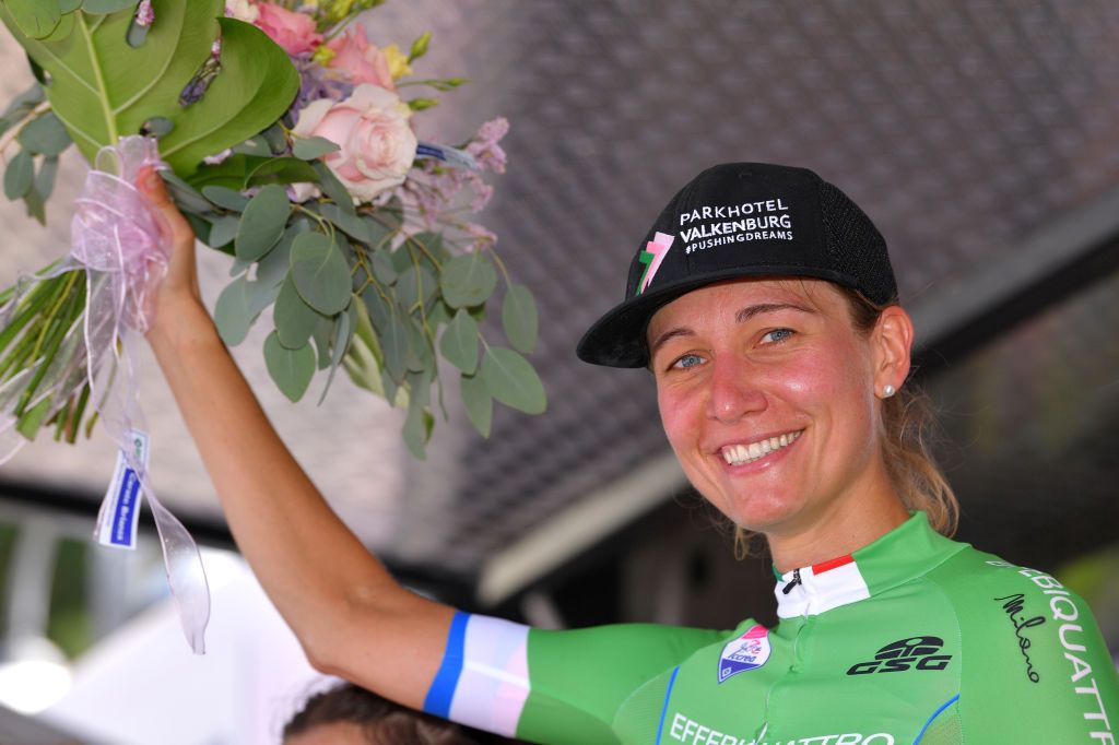 Sofie De Vuyst (Parkhotel Valkenburg) in the Green Mountain Jerse