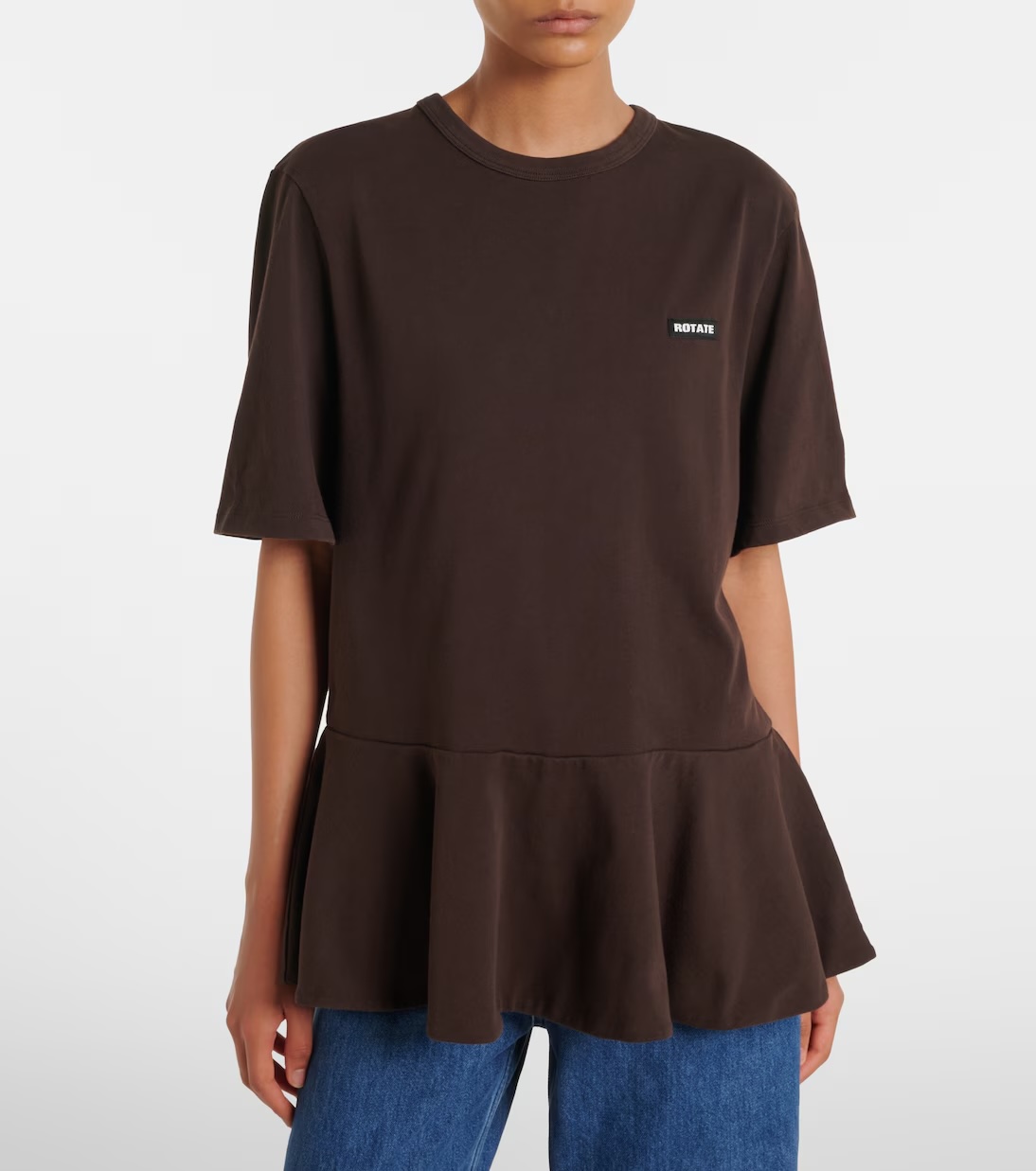 Rotate peplum t-shirt