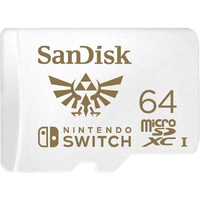 10. SanDisk 64GB microSDXC UHS-I Memory Card for Nintendo Switch: $
