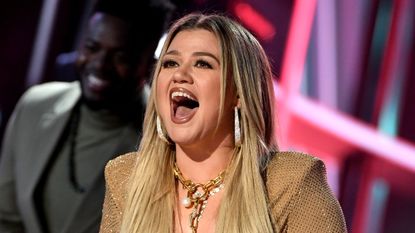 hollywood, california october 14 in this image released on october 14, kelly clarkson performs onstage at the 2020 billboard music awards, broadcast on october 14, 2020 at the dolby theatre in los angeles, ca photo by kevin winterbbma2020getty images for dcp