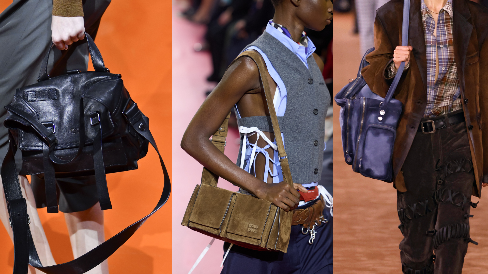 Prada, Miu Miu and Acne Studios utilitarian bags