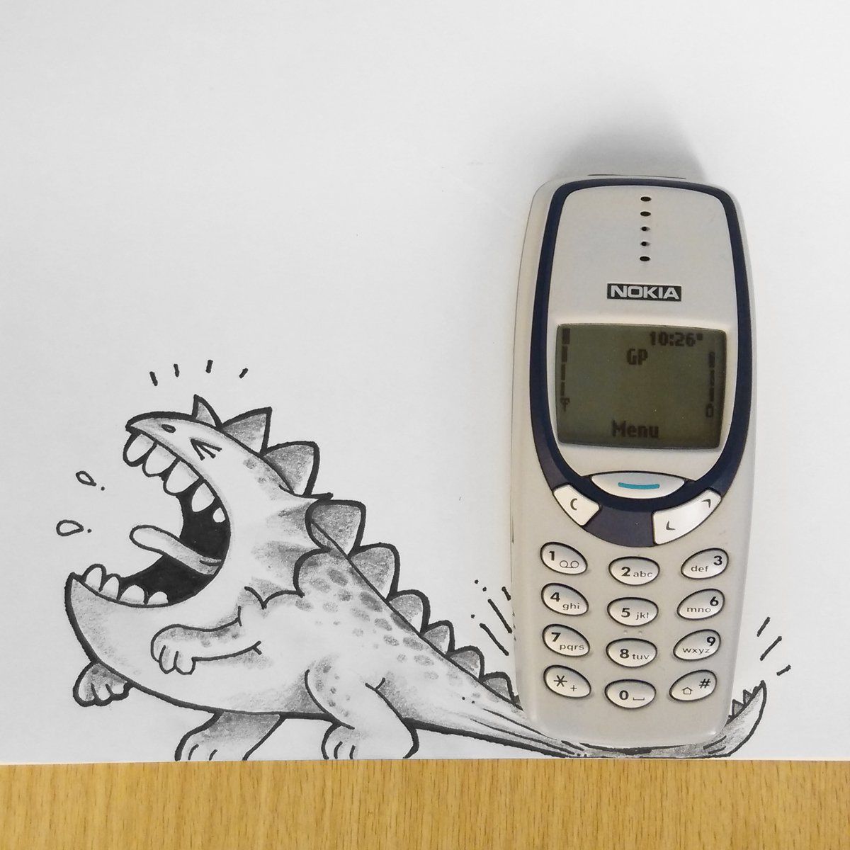 We feel sorry for this monster, Nokia phones were extremely heavy
