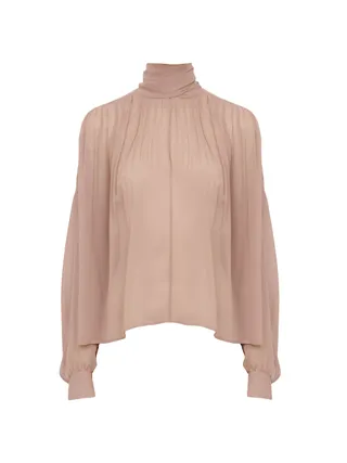 Chloé, Shirred Silk Top