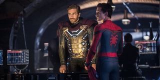 Jake Gyllenhaal and Tom Holland in Spider-Man: Far From Home