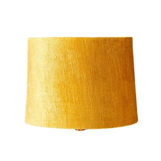 A golden lampshade