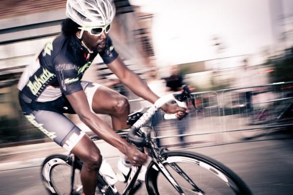 Rahsaan Bahati (Bahati Foundation) put in a good ride tonight for second place.