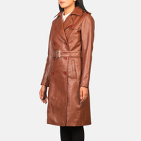 Alice Brown Double Breasted Leather Coat:&nbsp;now £272 at The Jacket Maker