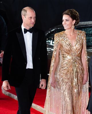 Prince William and Kate Middleton on red carpet