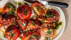 Barbecued tomato salad