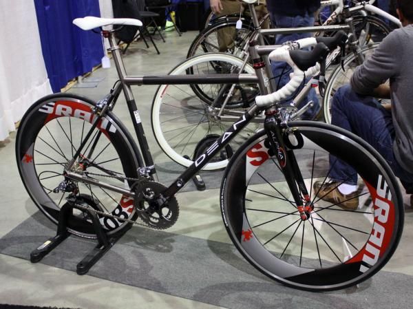 Dean's titanium-and-carbon fiber road bike wasn't just a standard bonded number.