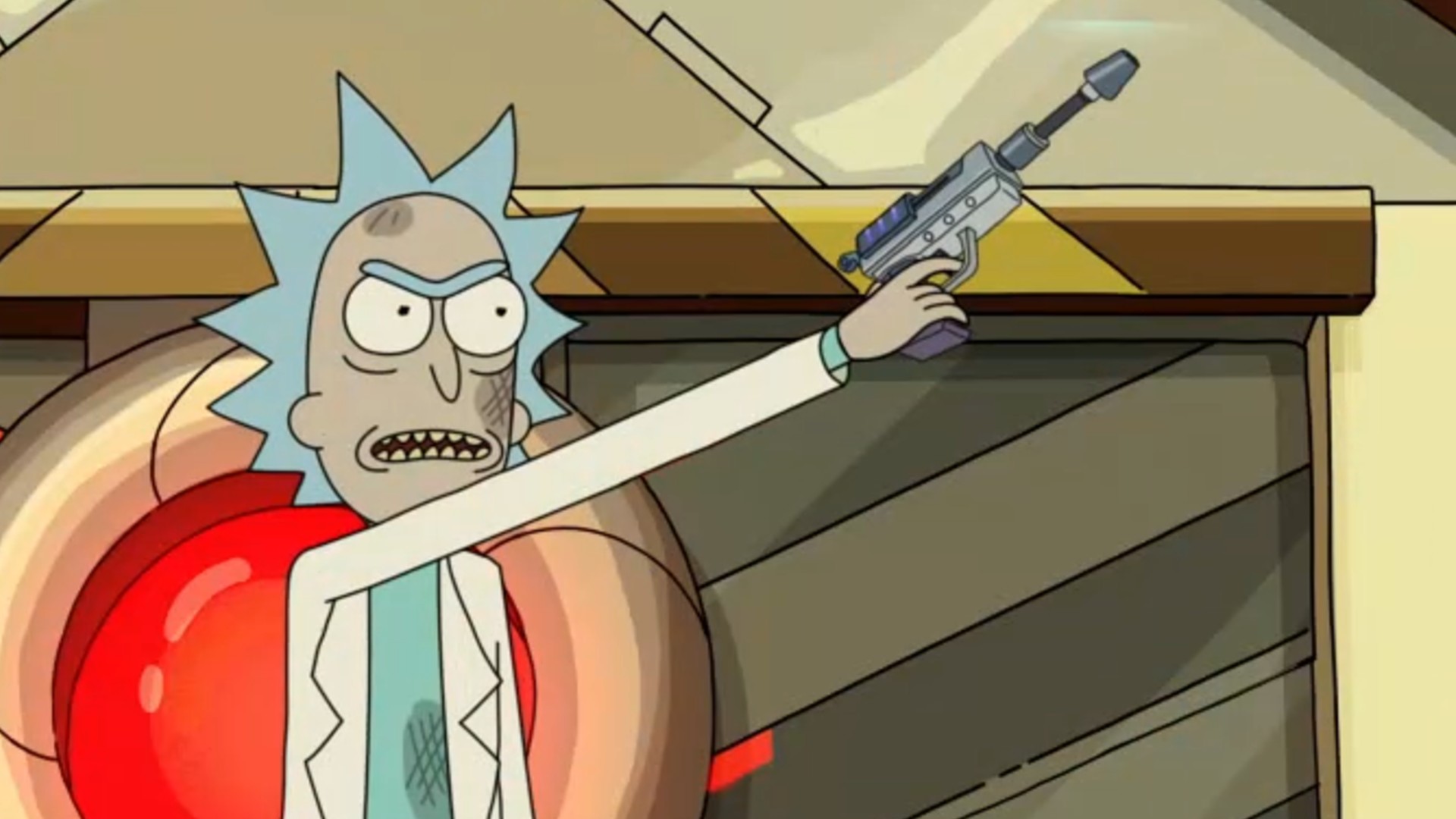 Fortnite Battle Royale Epic Games Rick And Morty Fortnite Rick And Morty Fortnite Crossover The Adult Swim Character Joins Season 7 S Battle Pass Pc Gamer