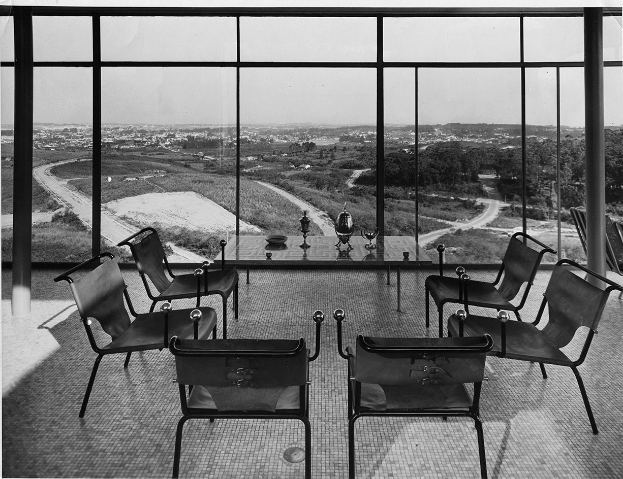 Living Room of the Glass House