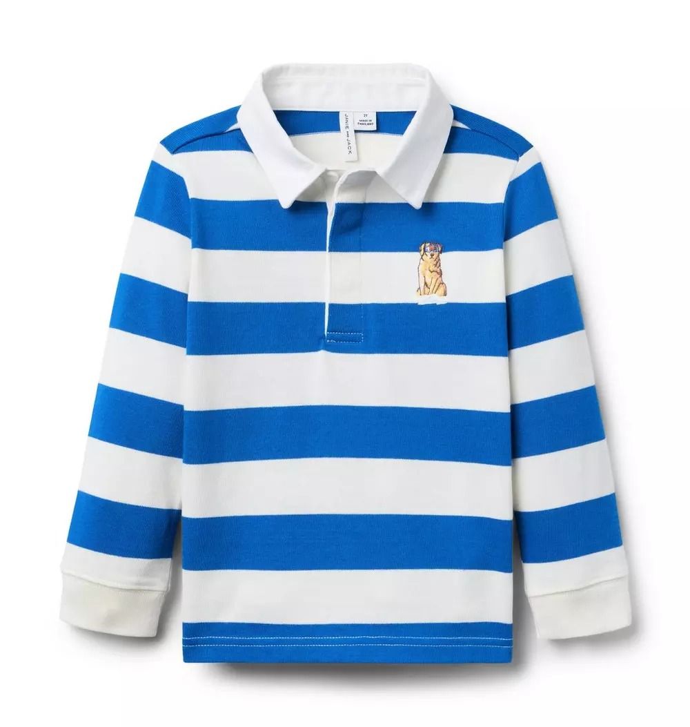 Gray Malin X Janie and Jack, Dog Rugby Shirt