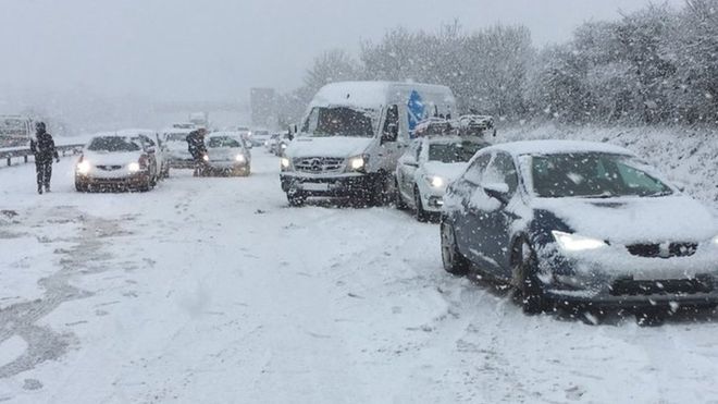 Snow in Cornwall