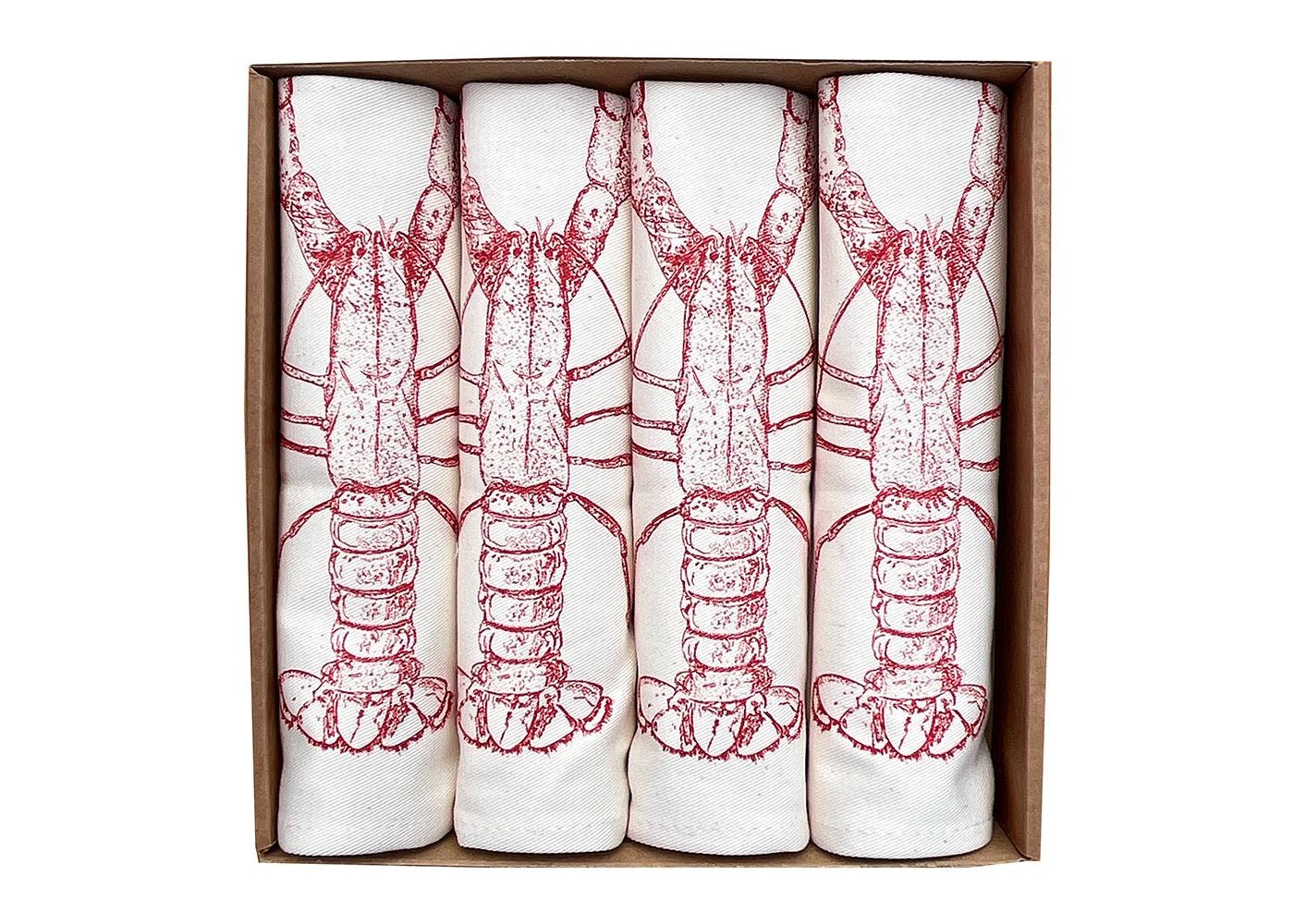 Red Lobster Napkin Gift Set