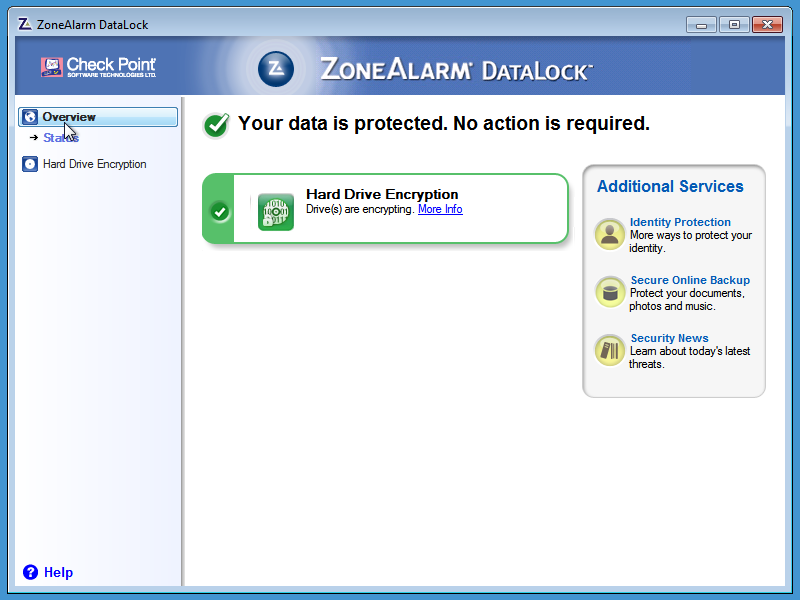 ZoneAlarm DataLock