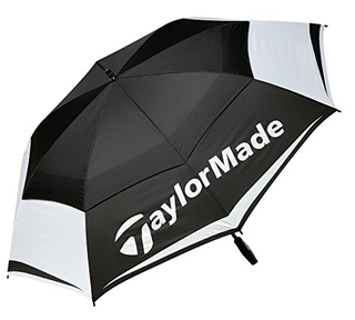 TaylorMade 2017 TM Tour 64" Auto Opening Double Canopy Mens Golf Umbrella
