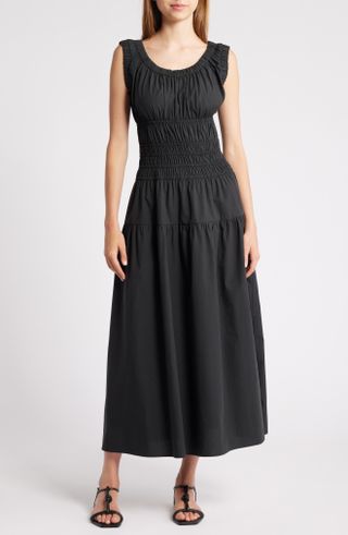 Rails, Anastasia Shirred Sleeveless Maxi Dress