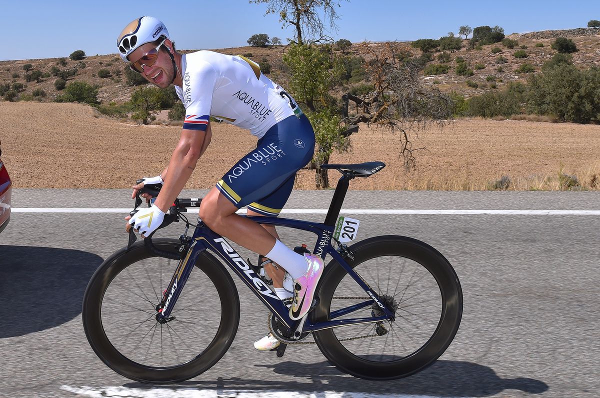 Adam Blythe (Aqua Blue Sport) enjoying stage 4