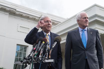 Mitch McConnell and John Cornyn