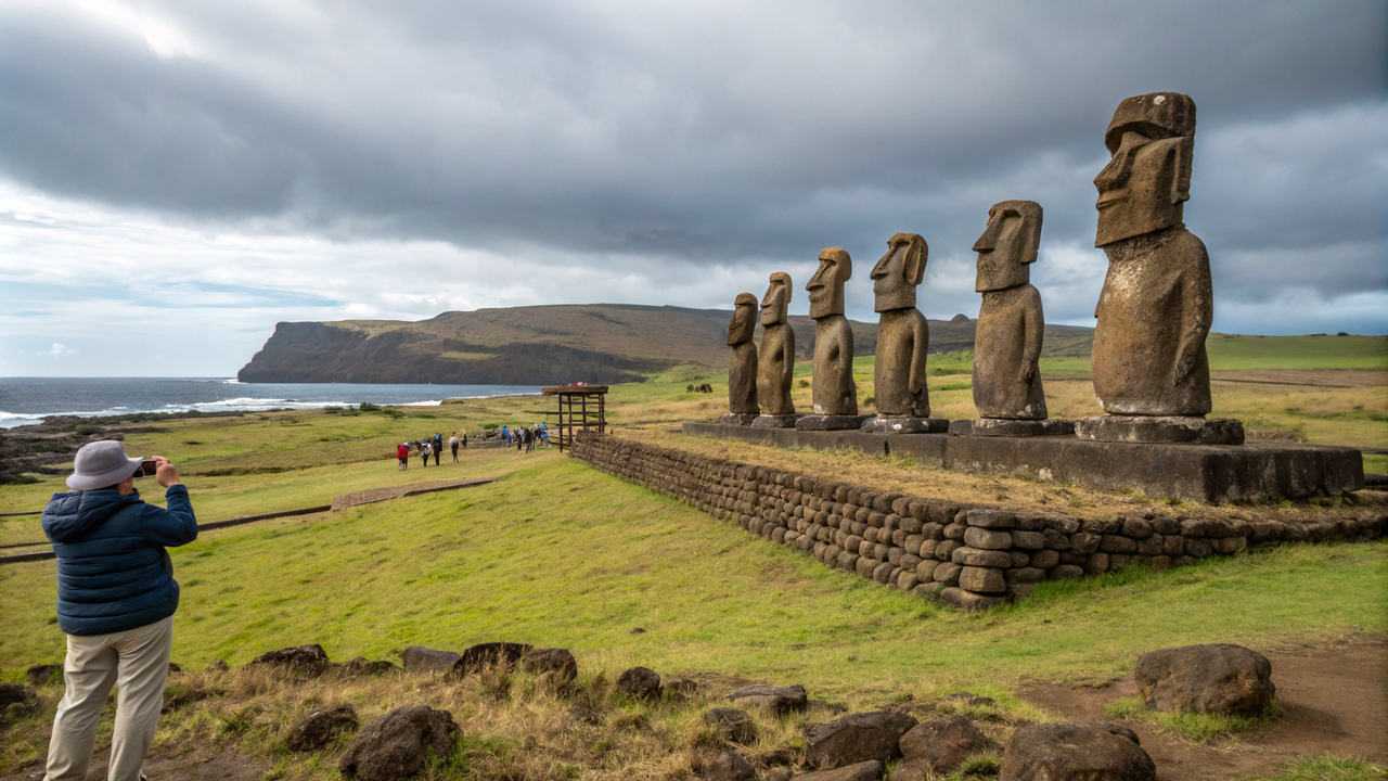 Moai Stones (AI image)