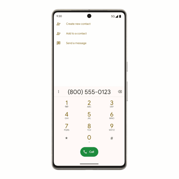The Direct My Call feature on the Pixel 7 Pro