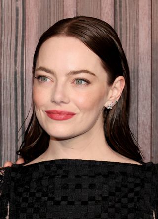 Emma Stone attends the "Kinds Of Kindness" New York Premiere at Museum of Modern Art on June 20, 2024 in New York City