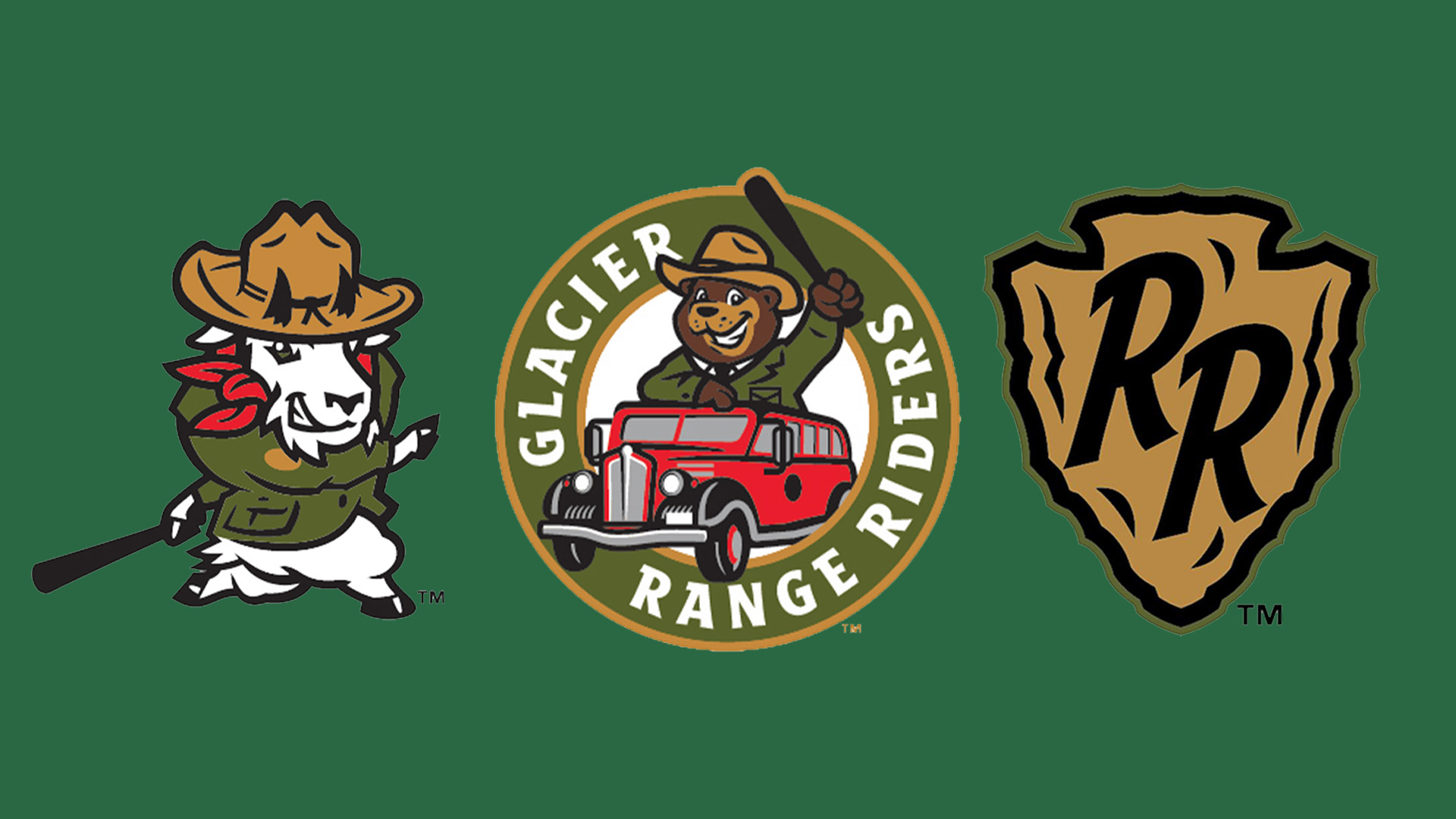 Glacier Range Riders logos