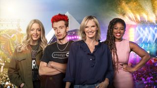 BBC presenters Lauren Laverne, Jack Saunders, Jo Whiley and Clara Amfo for Glastonbury 2022 coverage