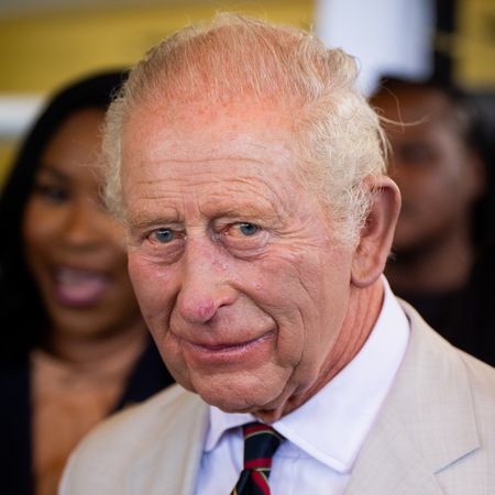  Britain's King Charles III plants a silver buttonwood tree at Bonefish Pond National Park in New Providence as part of the autumn tour of Caribbean nations on October 28, 2026 in Nassau, Bahamas