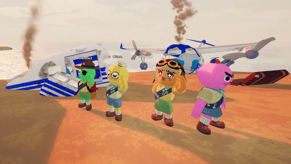 Screenshot from friendslop video game PEAK